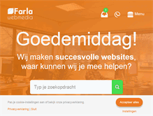 Tablet Screenshot of farlawebmedia.nl